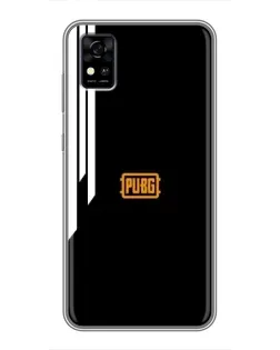 Чехол для ZTE Blade A31 с картинкой «PUBG — вертикальные линии»