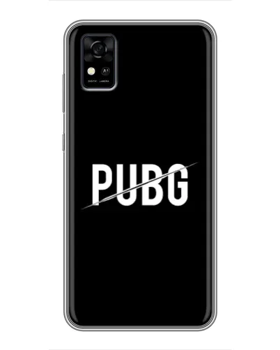 Чехол для ZTE Blade A31 с картинкой «PUBG — белый логотип» Чехол для ZTE Blade A31 с картинкой «PUBG — белый логотип»