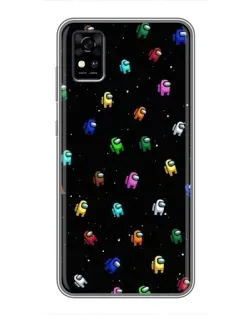 Чохол для ZTE Blade A31 з картинкою «Екіпаж Among Us»