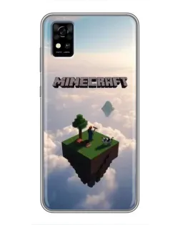 Чехол для ZTE Blade A31 с картинкой «Небесный остров»
