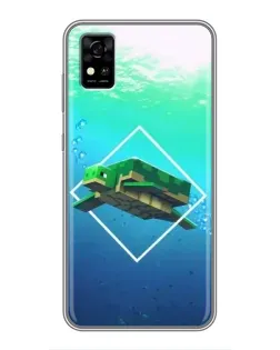 Чехол для ZTE Blade A31 с картинкой «Черепаха Minecraft» Чехол для ZTE Blade A31 с картинкой «Черепаха Minecraft»