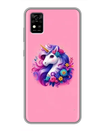 Чехол для ZTE Blade A31 с картинкой «Сказочный единорог»