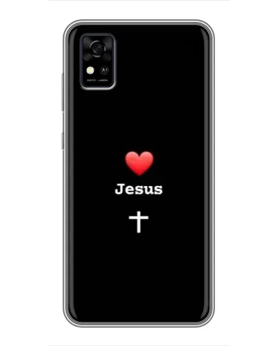 Чехол для ZTE Blade A31 с картинкой «Сердце - Jesus» Чехол для ZTE Blade A31 с картинкой «Сердце - Jesus»