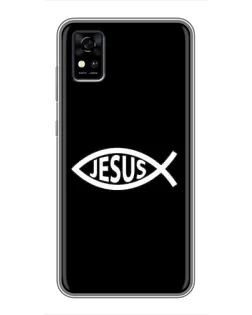 Чехол для ZTE Blade A31 с картинкой «Классический Jesus»