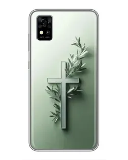 Чехол для ZTE Blade A31 с картинкой «Оливковая ветвь»