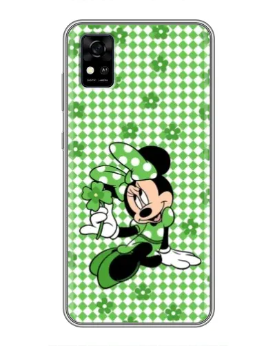 Чохол для ZTE Blade A31 з картинкою «Mickey в клітинку»