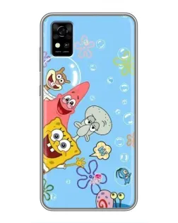 Чохол для ZTE Blade A31 з картинкою «Веселі бульбашки»