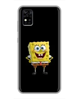 Чохол для ZTE Blade A31 з картинкою «Класичний Губка Боб»