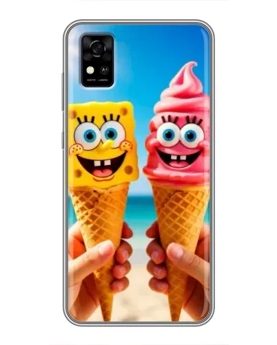 Чохол для ZTE Blade A31 з картинкою «Спанч Боб морозиво» Чохол для ZTE Blade A31 з картинкою «Спанч Боб морозиво»