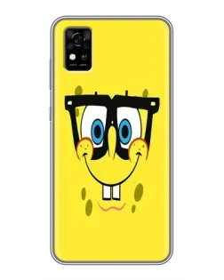 Чохол для ZTE Blade A31 з картинкою «Мінімалістичний Спанч Боб»