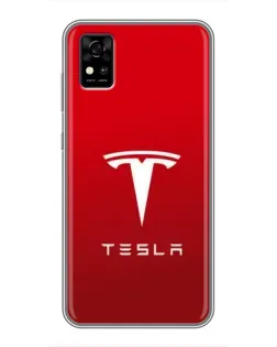 Чохол для ZTE Blade A31 з картинкою «Tesla Red Classic»