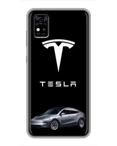 Чохол для ZTE Blade A31 з картинкою «Tesla Model Y»