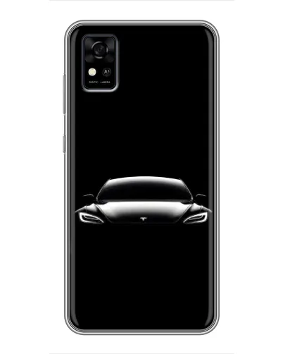 Чохол для ZTE Blade A31 з картинкою «Фари Tesla Night»