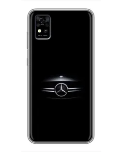 Чохол для ZTE Blade A31 з картинкою «Mercedes — абстрактні лінії»