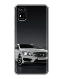 Чохол для ZTE Blade A31 з картинкою «Mercedes AMG GT Silver»