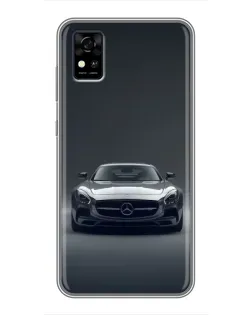 Чохол для ZTE Blade A31 з картинкою «Mercedes на чорному»