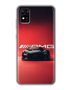 Чохол для ZTE Blade A31 з картинкою «Mercedes AMG — червона лінія»