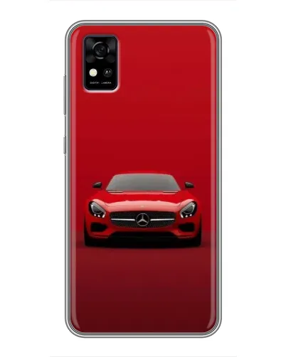 Чохол для ZTE Blade A31 з картинкою «Червоний Mercedes AMG»