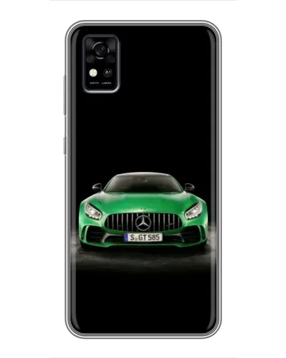 Чохол для ZTE Blade A31 з картинкою «Mercedes — неоновий лого»