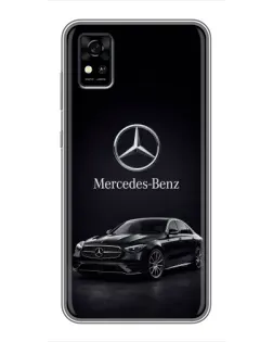 Чохол для ZTE Blade A31 з картинкою «Mercedes — решітка радіатора»