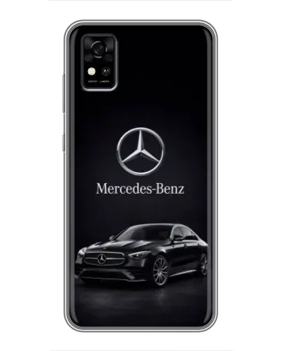 Чохол для ZTE Blade A31 з картинкою «Mercedes — решітка радіатора»