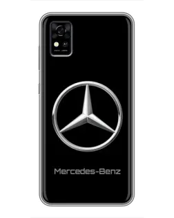 Чохол для ZTE Blade A31 з картинкою «Mercedes Silver Logo»