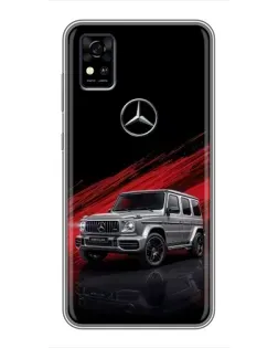 Чохол для ZTE Blade A31 з картинкою «Mercedes G-Class червоний»