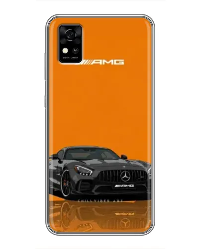 Чохол для ZTE Blade A31 з картинкою «Помаранчевий Mercedes AMG»