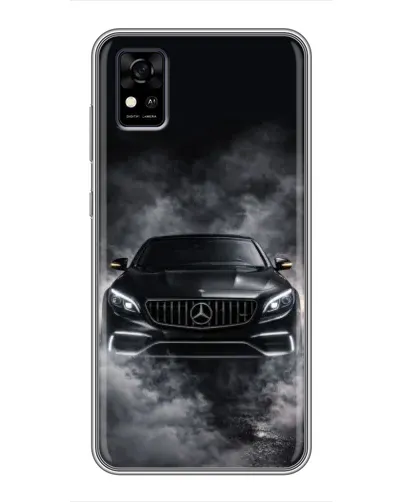 Чохол для ZTE Blade A31 з картинкою «Mercedes у диму»