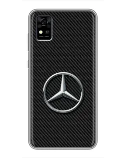 Чехол для ZTE Blade A31 с картинкой «Карбоновый Mercedes стиль» Чехол для ZTE Blade A31 с картинкой «Карбоновый Mercedes стиль»