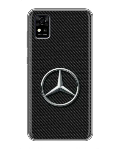Чехол для ZTE Blade A31 с картинкой «Карбоновый Mercedes стиль» Чехол для ZTE Blade A31 с картинкой «Карбоновый Mercedes стиль»