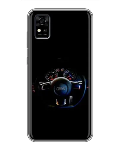 Чехол для ZTE Blade A31 с картинкой «Салон Audi — руль» Чехол для ZTE Blade A31 с картинкой «Салон Audi — руль»