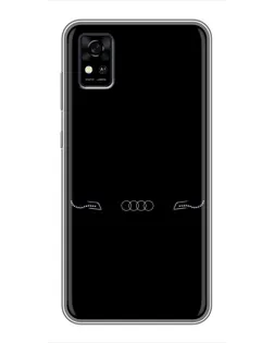 Чохол для ZTE Blade A31 з картинкою «Audi — світловий підпис»