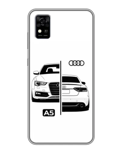 Чехол для ZTE Blade A31 с картинкой «Audi — контрастный дизайн» Чехол для ZTE Blade A31 с картинкой «Audi — контрастный дизайн»