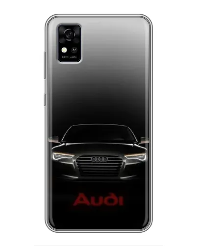 Чехол для ZTE Blade A31 с картинкой «Audi — градиентный контур» Чехол для ZTE Blade A31 с картинкой «Audi — градиентный контур»