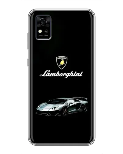 Чехол для ZTE Blade A31 с картинкой «Логотип Lamborghini классика»