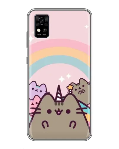 Чехол для ZTE Blade A31 с картинкой «Единорог Pusheen» Чехол для ZTE Blade A31 с картинкой «Единорог Pusheen»