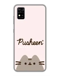 Чехол для ZTE Blade A31 с картинкой «Pusheen логотип» Чехол для ZTE Blade A31 с картинкой «Pusheen логотип»