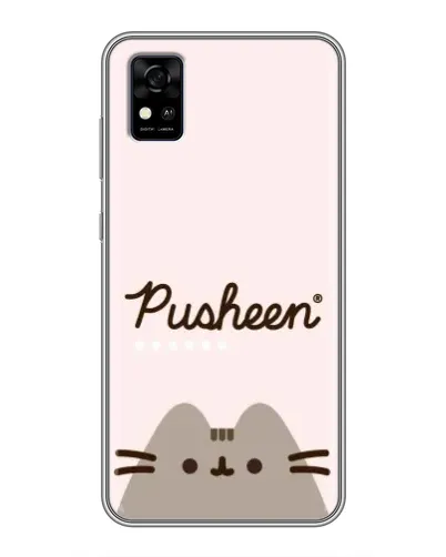 Чехол для ZTE Blade A31 с картинкой «Pusheen логотип» Чехол для ZTE Blade A31 с картинкой «Pusheen логотип»