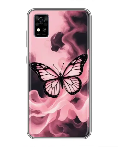 Чохол для ZTE Blade A31 з картинкою «Метелик у диму»