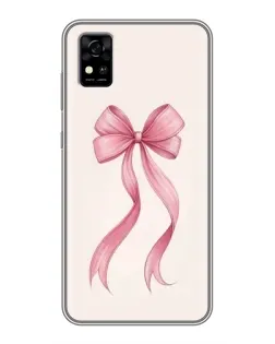 Чохол для ZTE Blade A31 з картинкою «Рожевий бант»