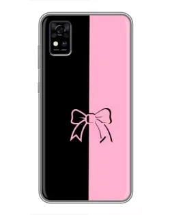 Чохол для ZTE Blade A31 з картинкою «Половинки банту»