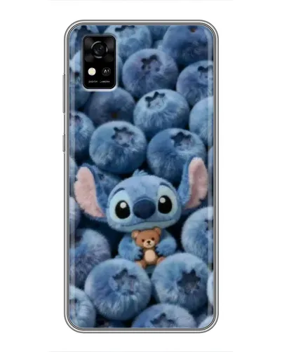 Чехол для ZTE Blade A31 с картинкой «Стич и голубика» Чехол для ZTE Blade A31 с картинкой «Стич и голубика»