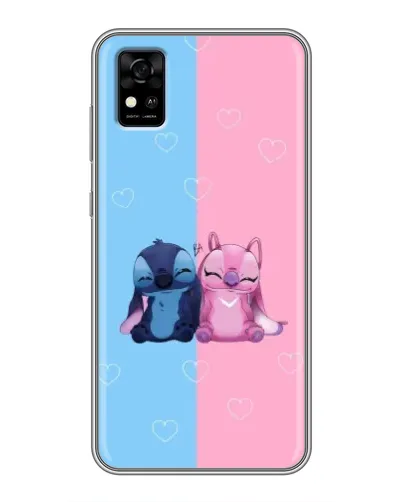 Чехол для ZTE Blade A31 с картинкой «Stitch и Angel Love» Чехол для ZTE Blade A31 с картинкой «Stitch и Angel Love»