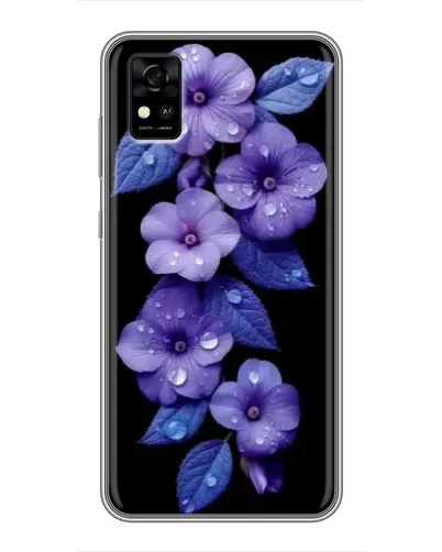 Чехол для ZTE Blade A31 с картинкой «Фиолетовые цветы с росою» Чехол для ZTE Blade A31 с картинкой «Фиолетовые цветы с росою»