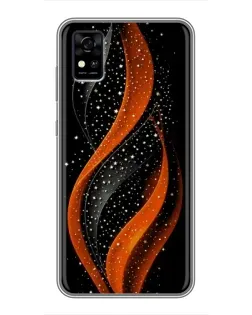 Чохол для ZTE Blade A31 з картинкою «Вогняна зоряна хвиля»