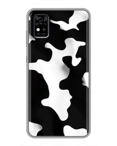 Чехол для ZTE Blade A31 с картинкой «Черно-белое пятно»