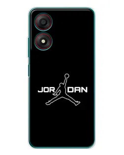 Чохол для ZTE Blade A34 з картинкою «Nike Pink Swirl»