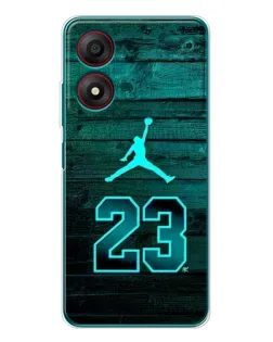 Чохол для ZTE Blade A34 з картинкою «Jordan Cyan 23»