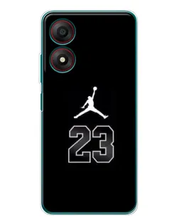 Чохол для ZTE Blade A34 з картинкою «Jordan Flight 23»